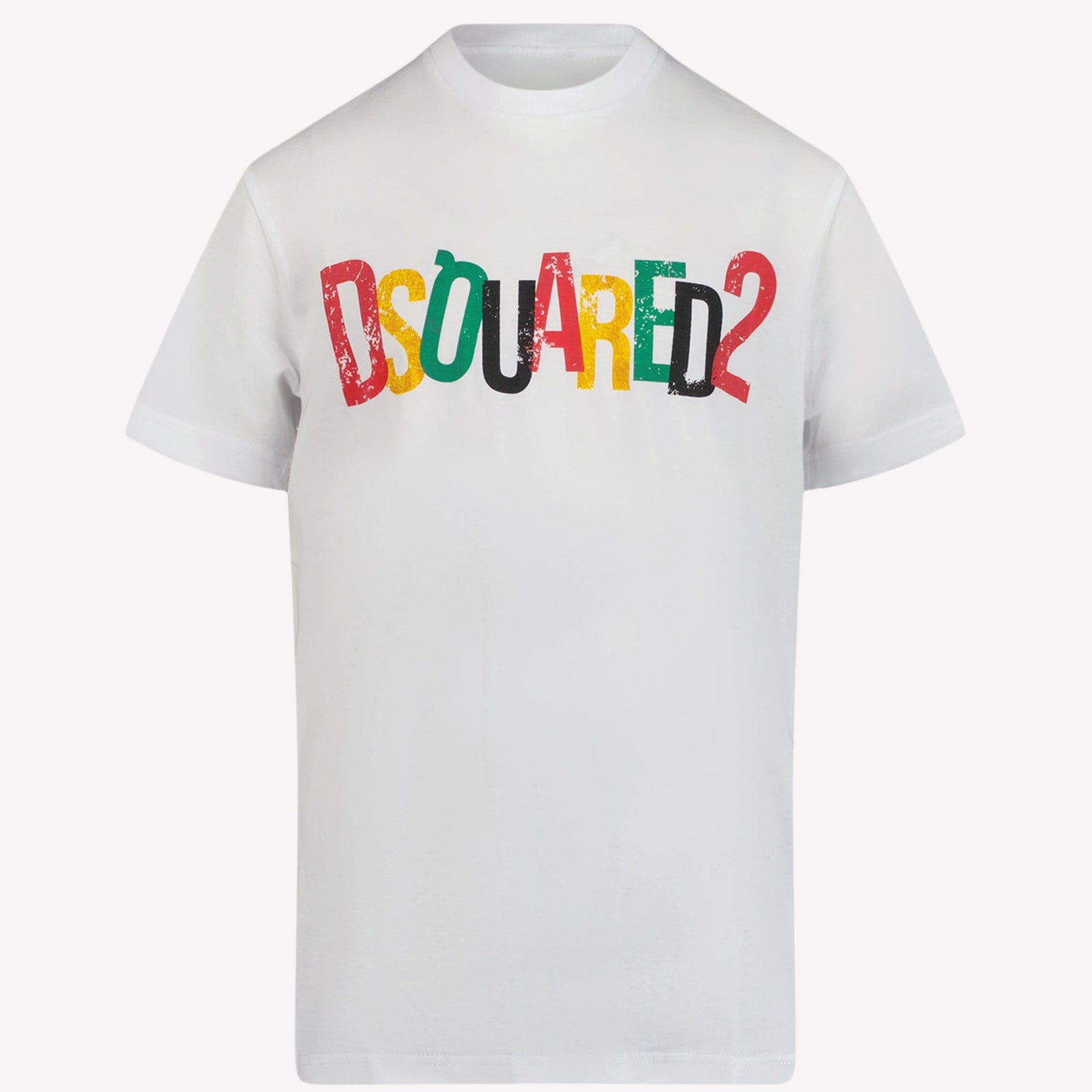 Dsquared2 Kinder Jongens T-Shirt Wit 4Y