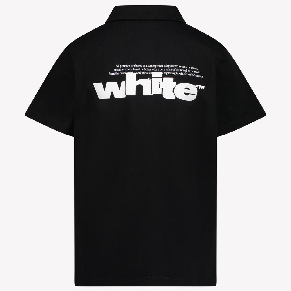 Off-White Children's boys polo in Black