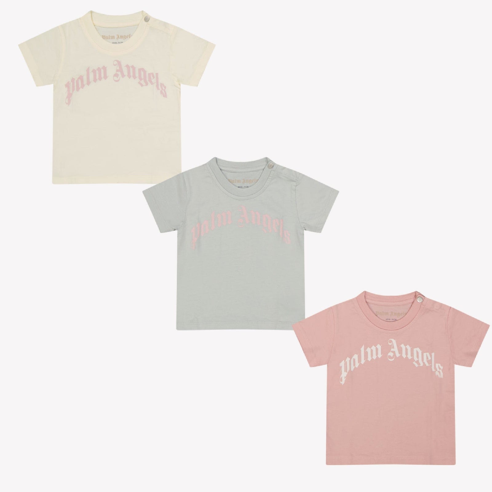 Palm Angels Baby Meisjes T-shirt Licht Roze 3/6