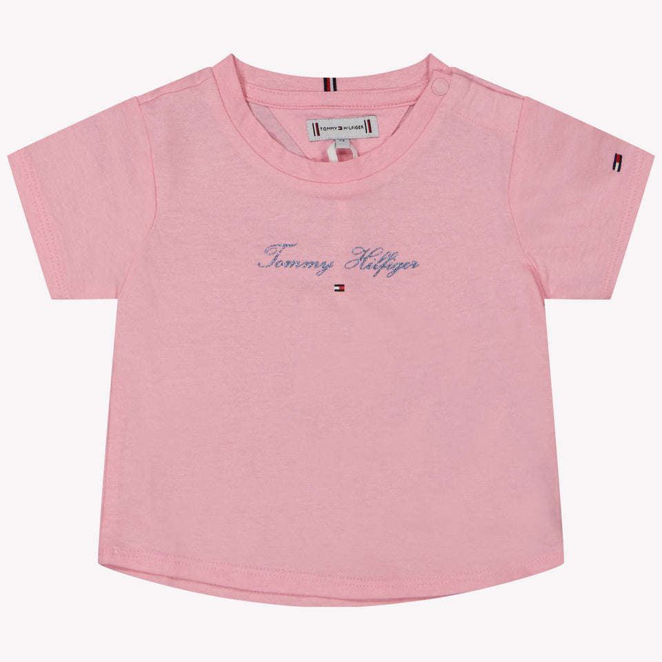 Tommy Hilfiger Baby Meisjes T-Shirt Roze