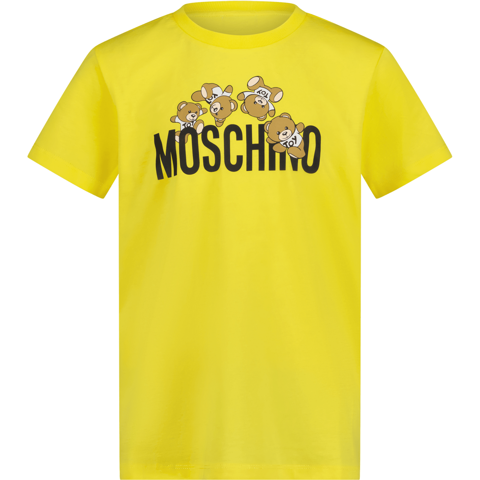 Moschino Kinder Unisex T-Shirt Geel