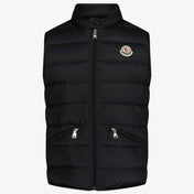 Moncler Gui Kinder Jongens Bodywarmer In Zwart