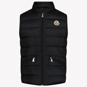 Moncler Gui Kinder Jongens Bodywarmer In Zwart