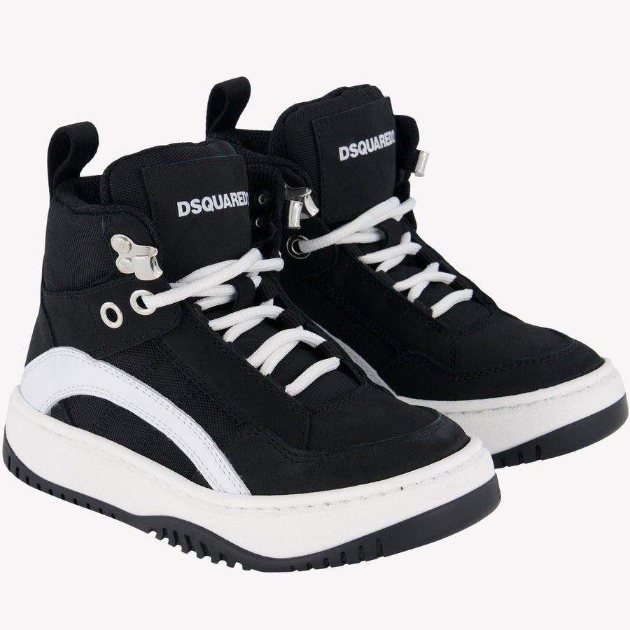 Dsquared2 Kinder Unisex Sneakers Zwart
