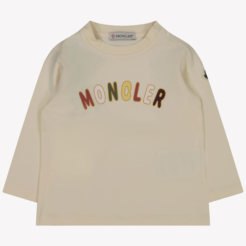 Moncler Baby Meisjes T-shirt Off White