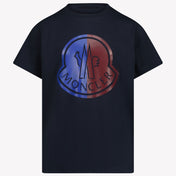 Moncler Boys t-shirt Navy