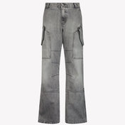 Versace Unisex Jeans Gray