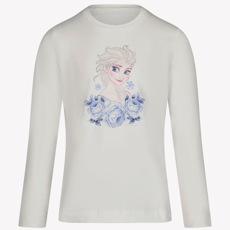 MonnaLisa Meisjes T-shirt Off White