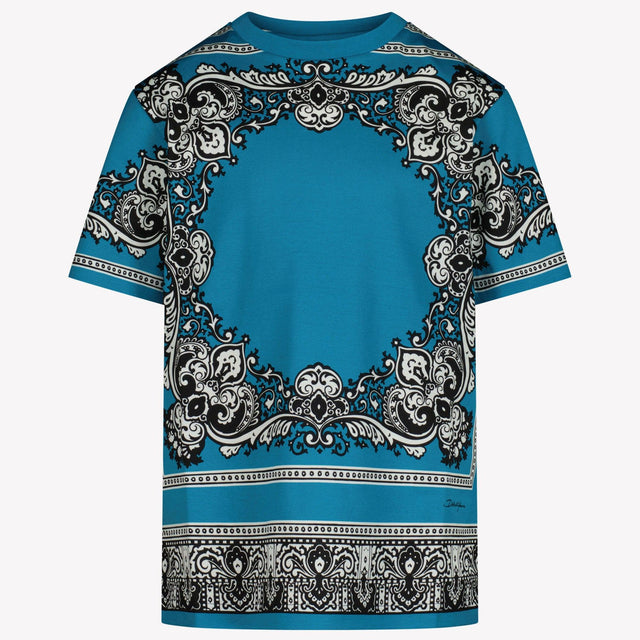 Dolce & Gabbana Kids Boys T-Shirt in Turquoise