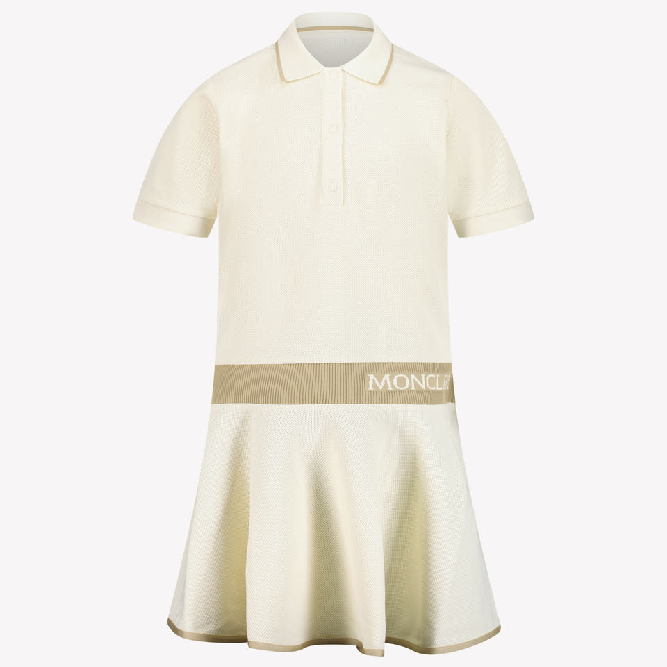 Moncler Kids Girls Dress OffWhite