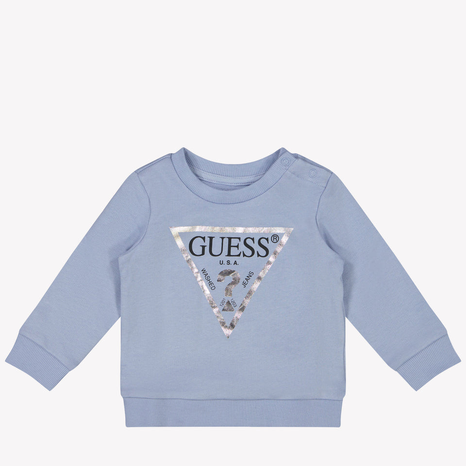 Guess Baby Meisjes Trui Licht Blauw