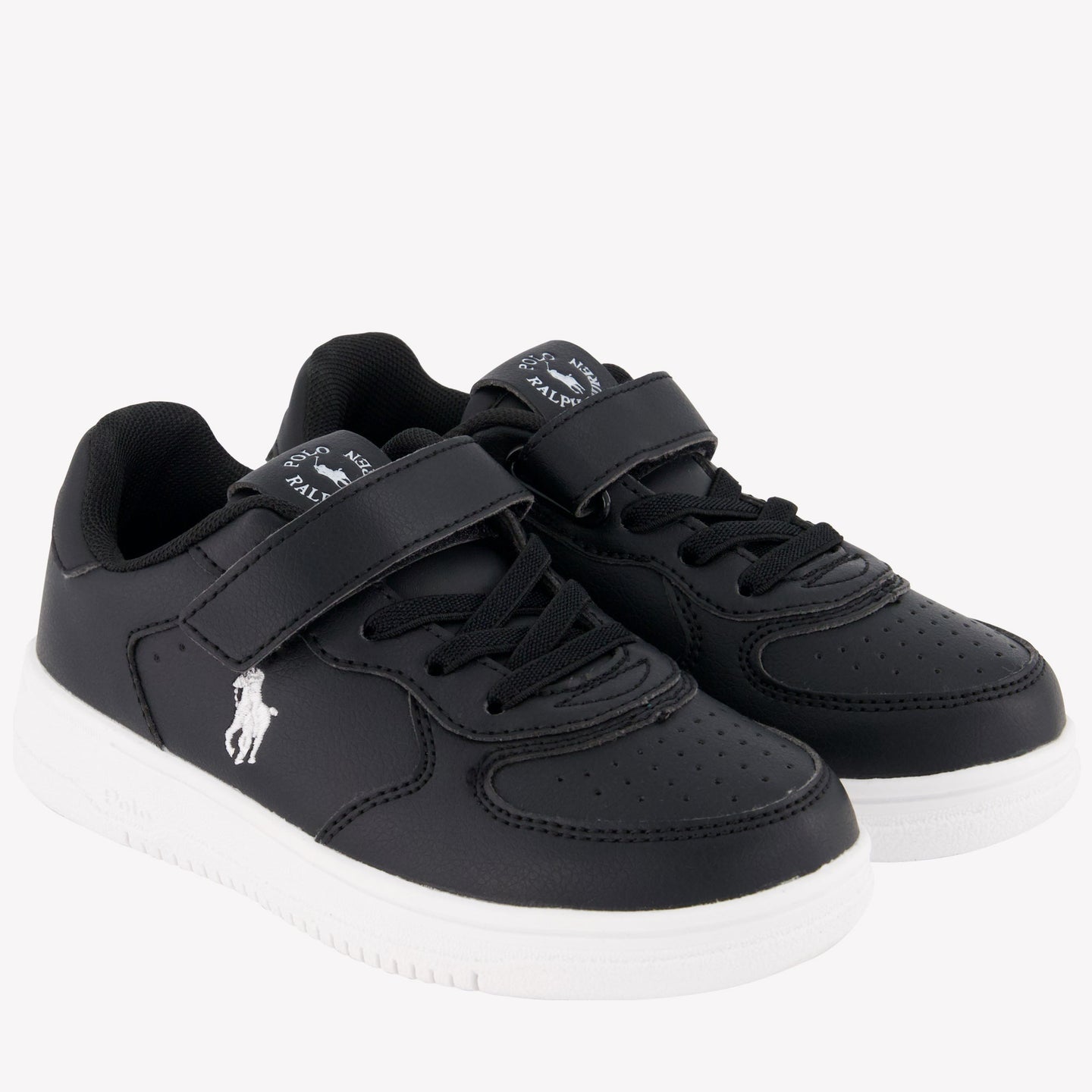 Ralph Lauren Master Court PS Boys Sneakers Black