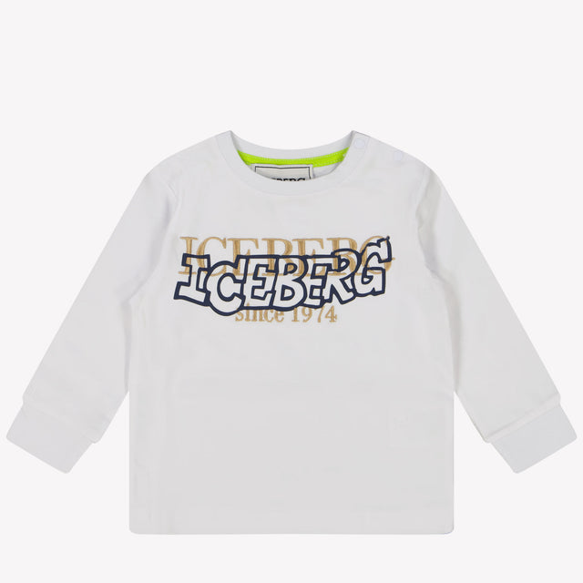 Iceberg Baby Jongens T-shirt Wit