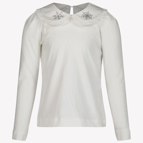 MonnaLisa Meisjes T-shirt Off White