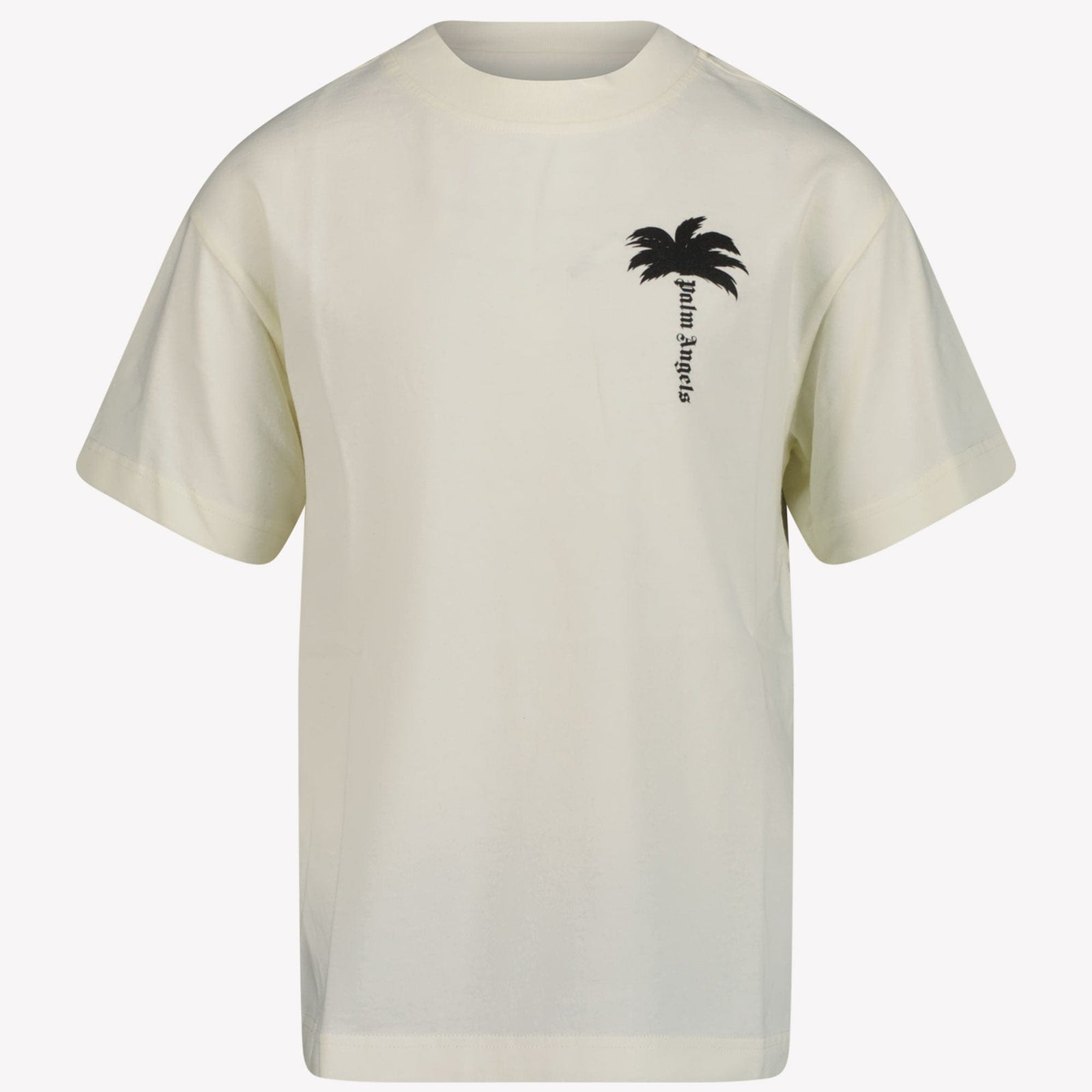 Palm Angels Jongens T-shirt Ecru 4Y
