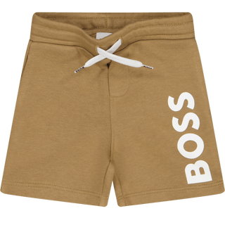 Boss Baby Jongens Shorts Beige 6 mnd
