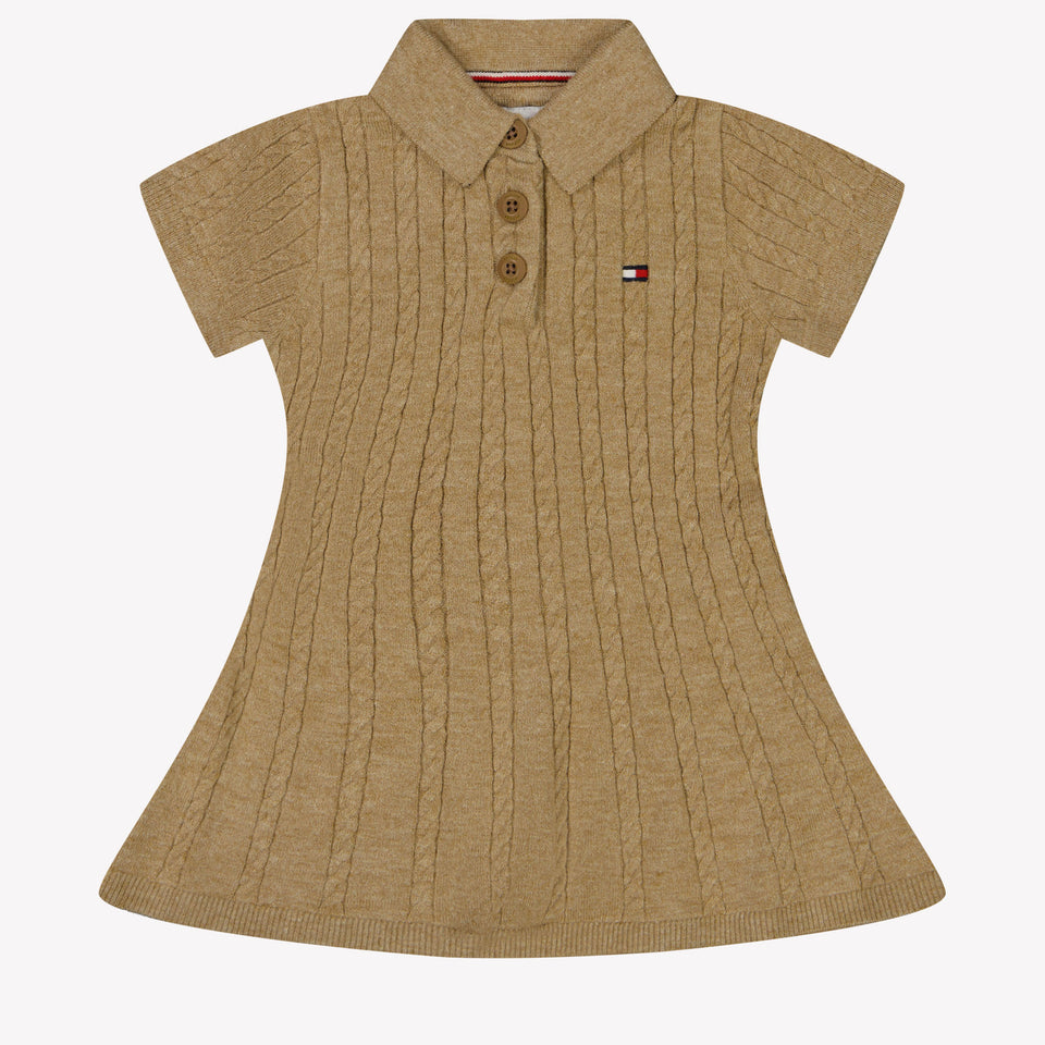 Tommy Hilfiger Baby Girls Dress Camel