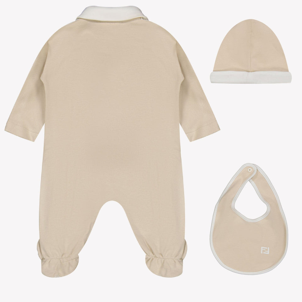 Fendi Baby Unisex Boxpakje In Beige