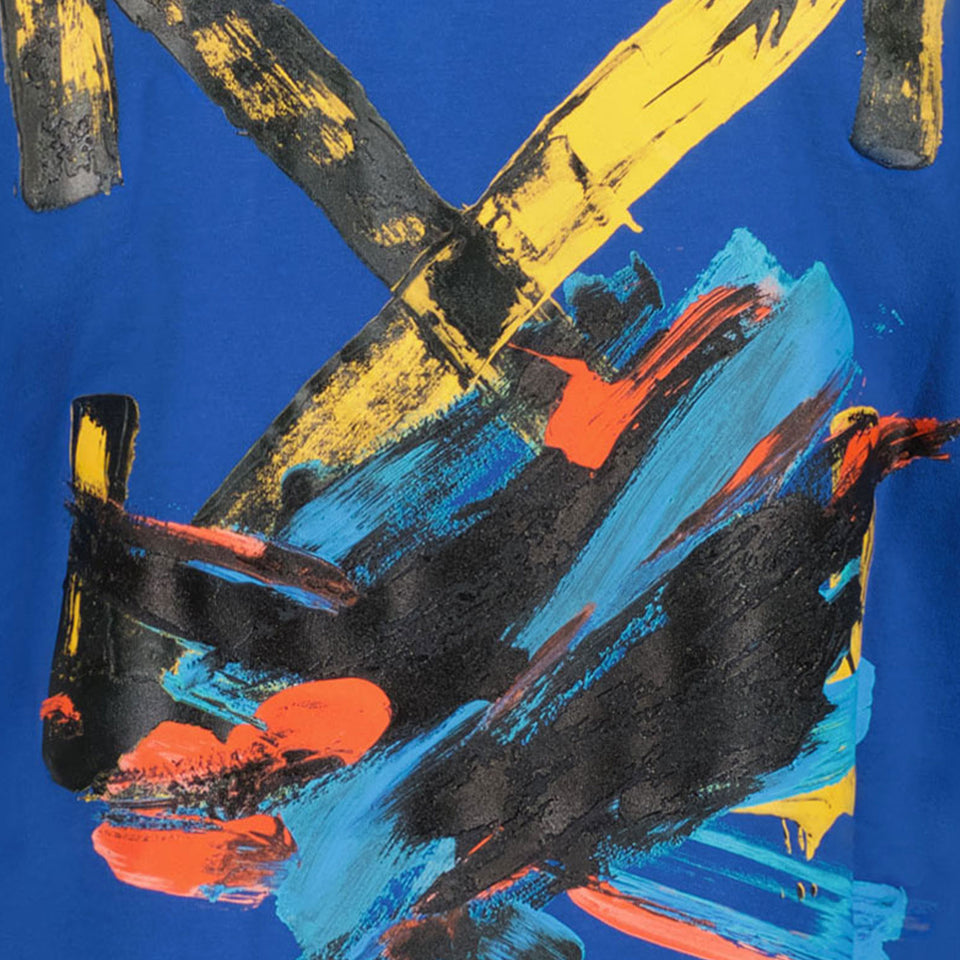 Off-White Children's boys in t-shirt Cobalt Blue