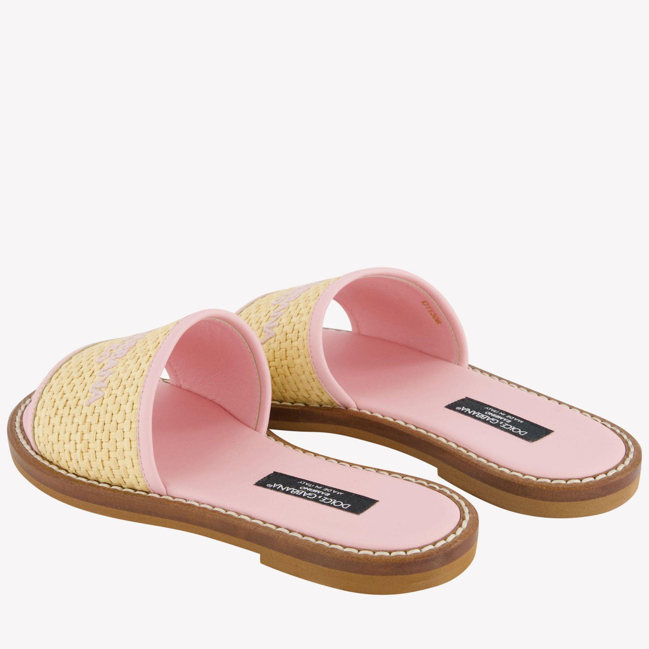 Dolce & Gabbana Girls Flipflops  Beige