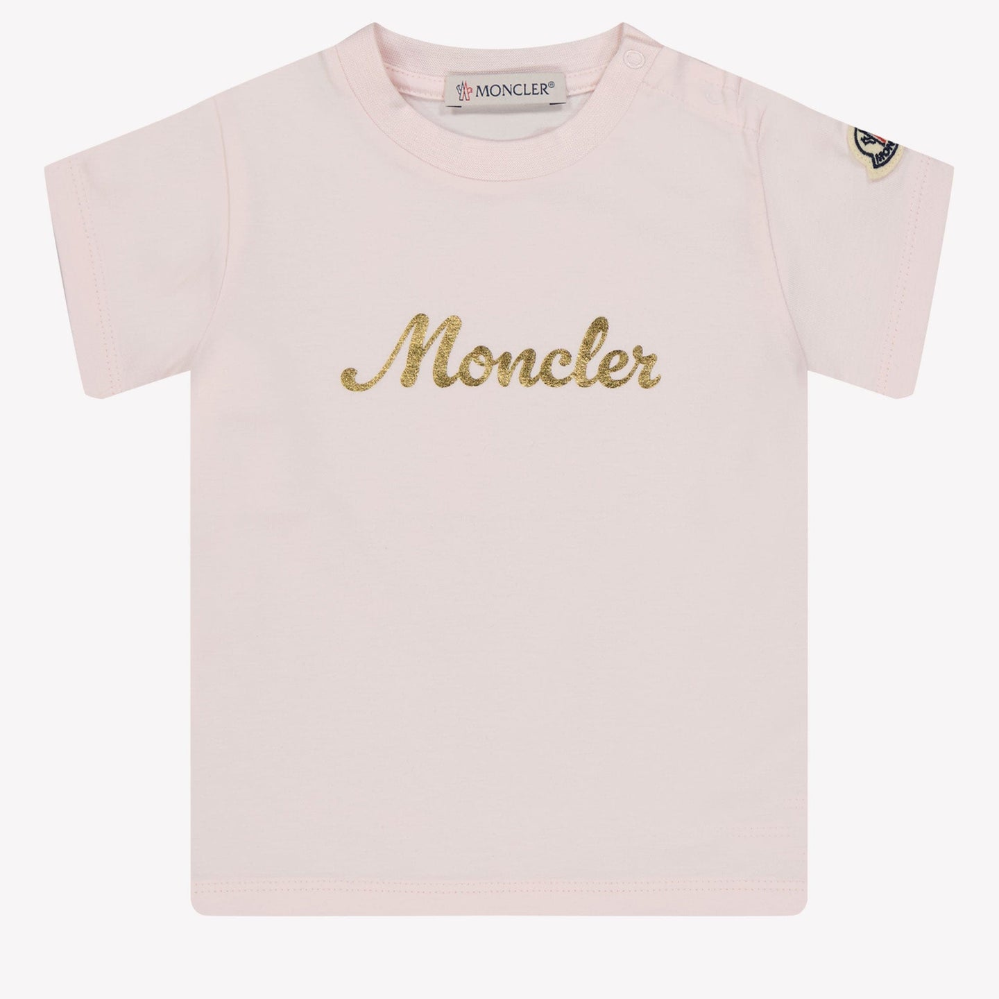 Moncler Baby Meisjes T-shirt Licht Roze 3/6