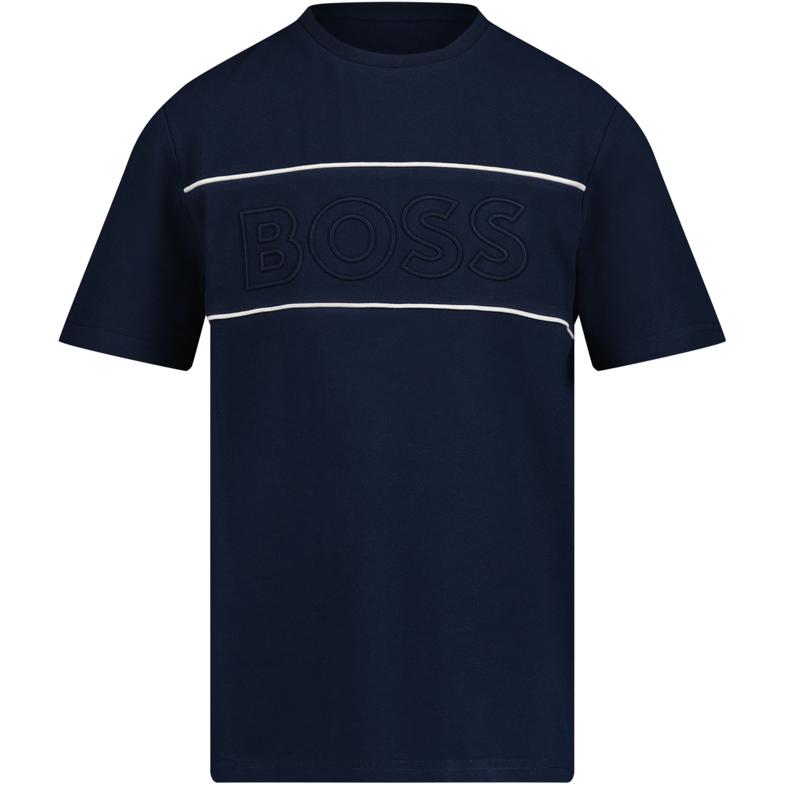 Boss Kinder Jongens T-Shirt Navy 4Y