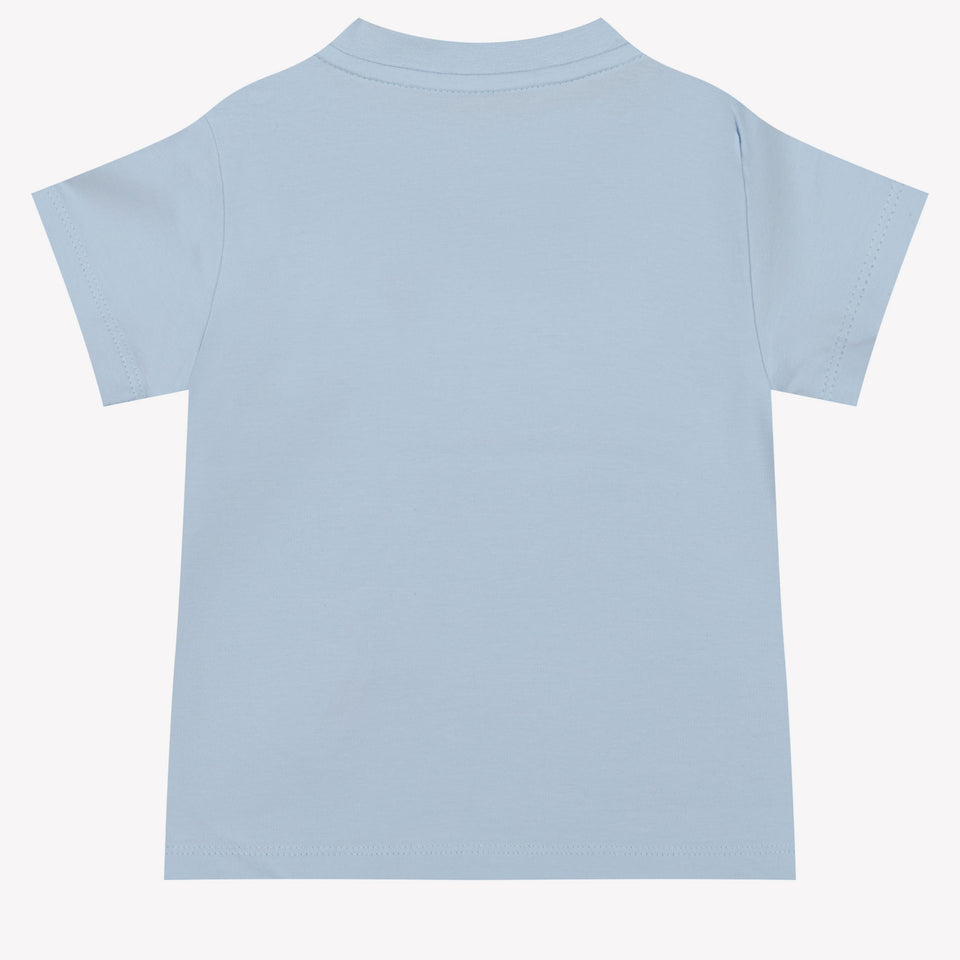 Moncler Baby Boys T-Shirt in Light Blue