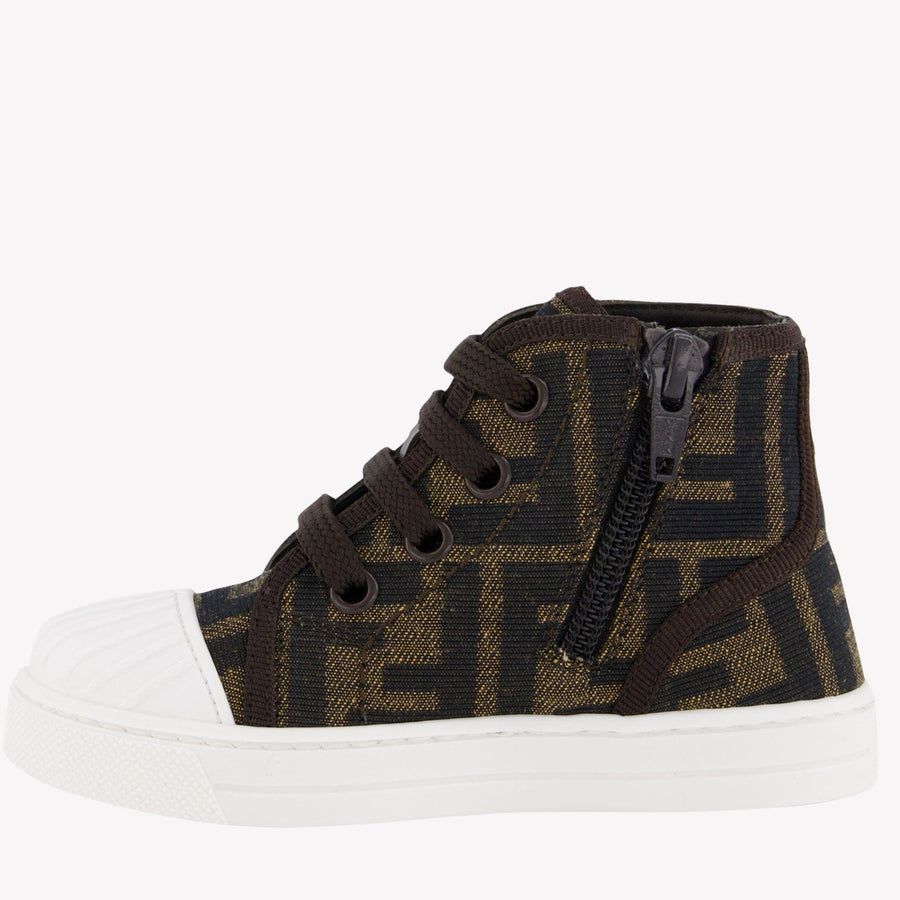 Fendi Unisex Sneakers Brown