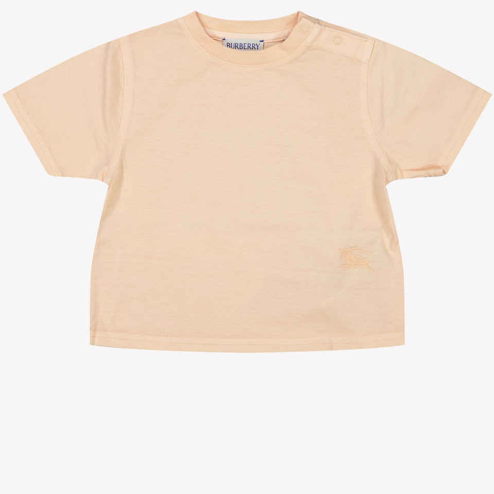 Burberry Baby Meisjes T Shirt Zalm 6 mnd