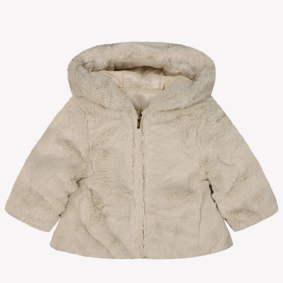 Mayoral Baby jacket reversible in OffWhite