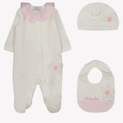 MonnaLisa Baby girls box suit OffWhite