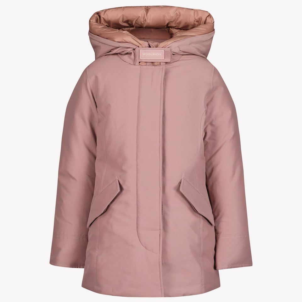 Woolrich Artic parka girls winter jacket Light Pink