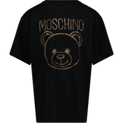 Moschino Kids Girls T-Shirt Black