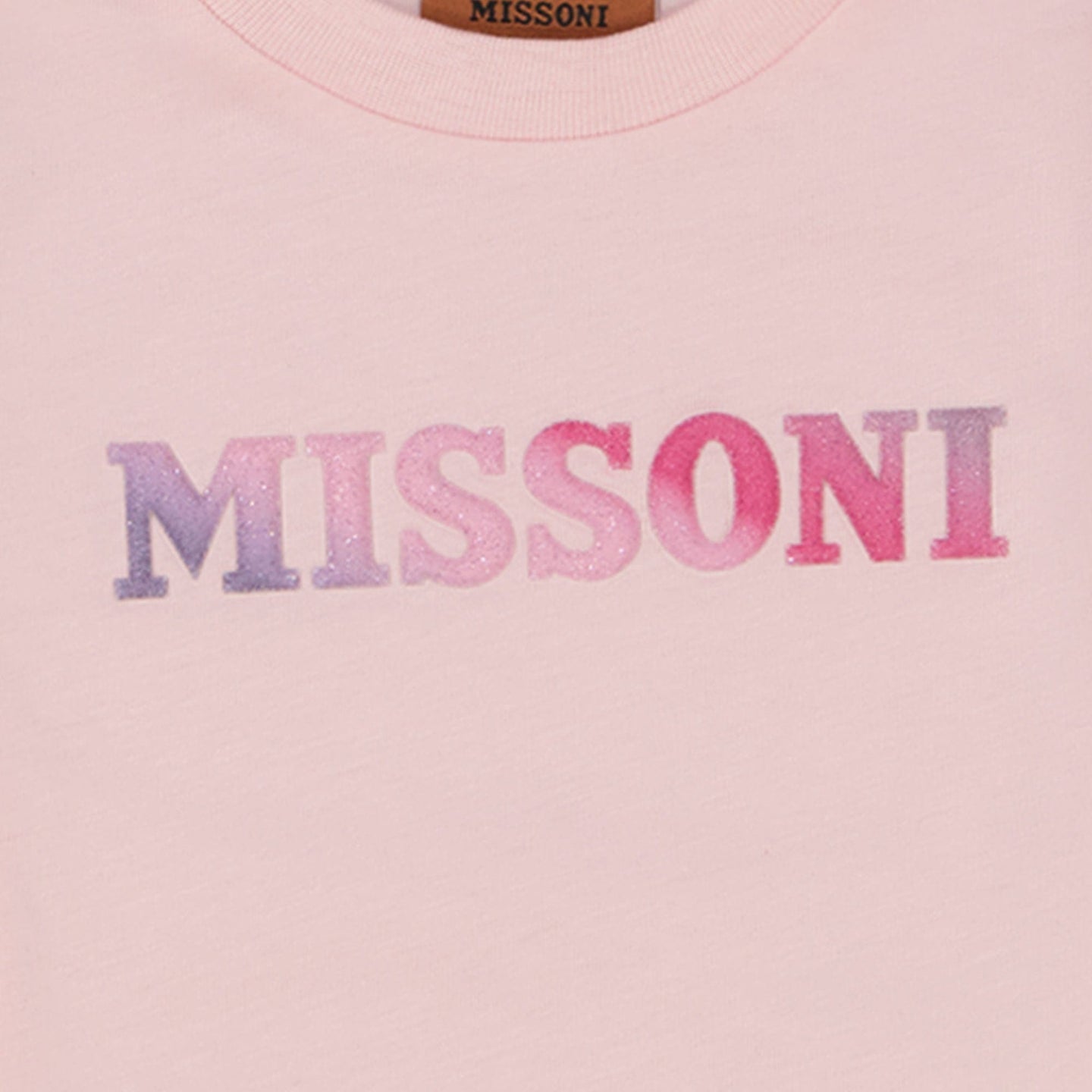 Missoni Baby Meisjes T-shirt Licht Roze 3 mnd
