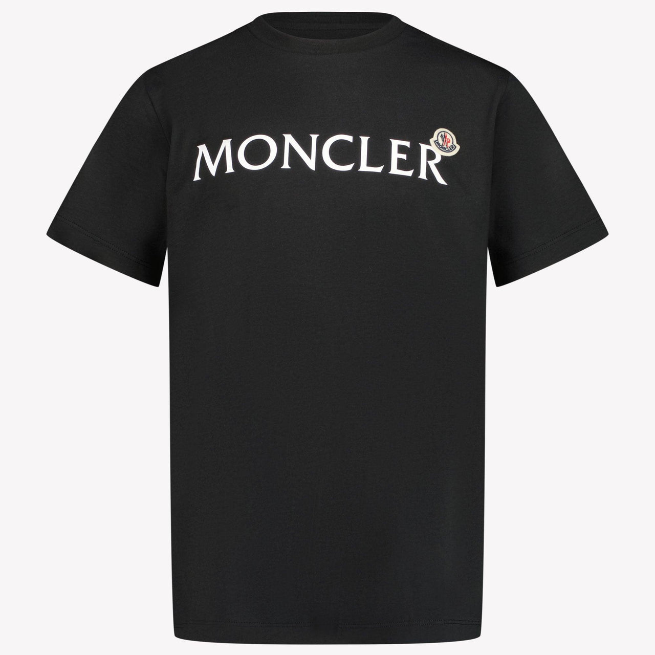 Moncler Kinder Jongens T-Shirt In Zwart