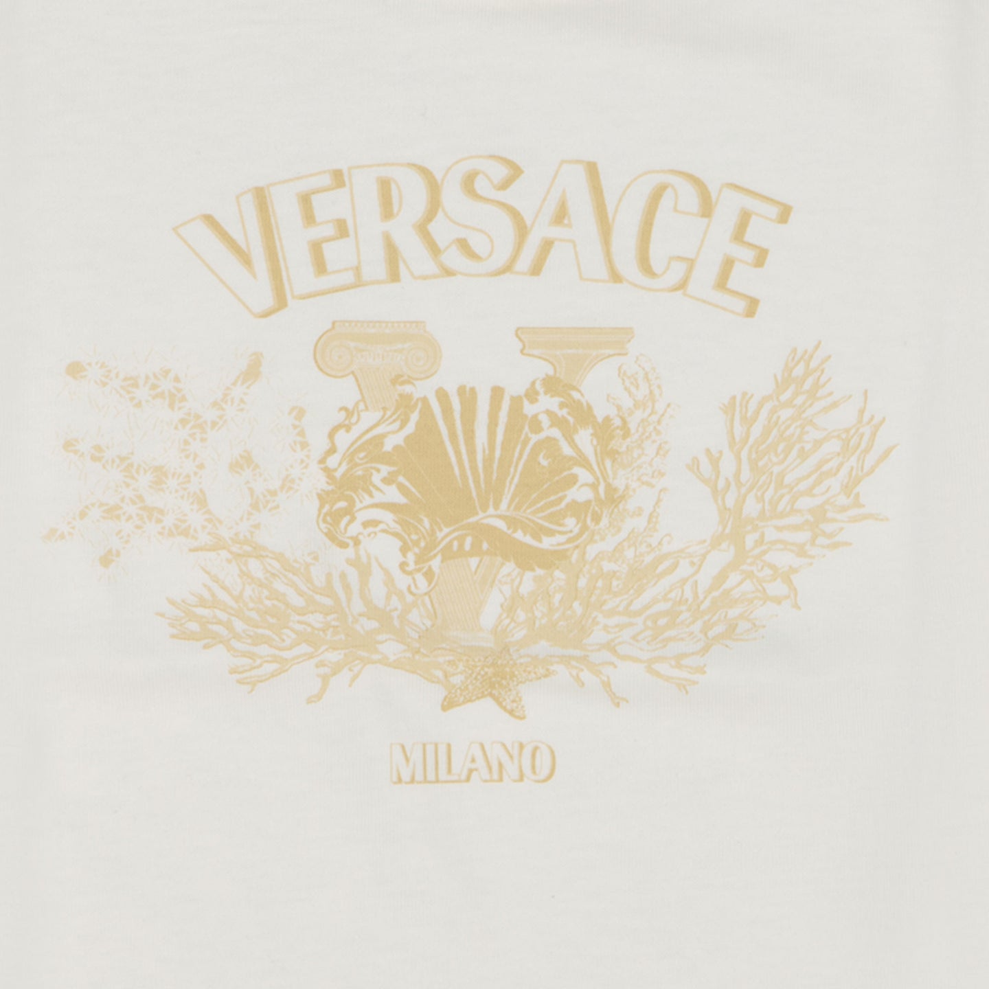 Versace Baby Unisex T-shirt Wit