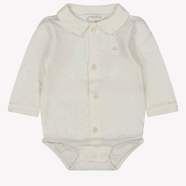 Mayoral Baby Jongens Rompertje Off White