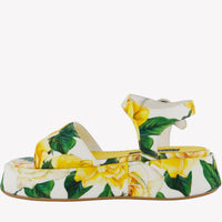 Dolce & Gabbana Kinder Meisjes Sandalen Geel