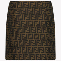 Fendi Girls Skirt Brown