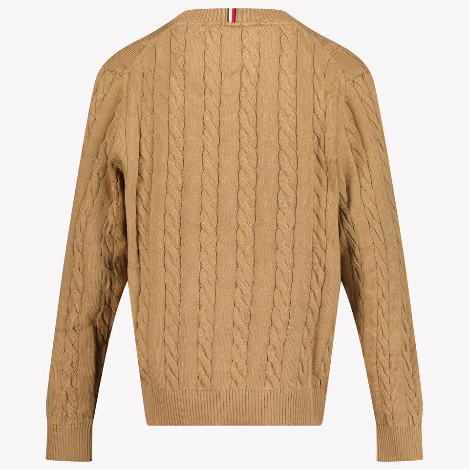 Tommy Hilfiger Kinder Jongens Trui Camel