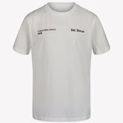 Calvin Klein Jongens T-shirt Wit