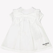 Balmain Baby Girls Dress White