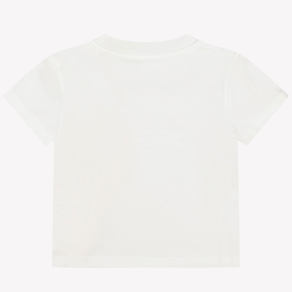 Off-White Baby Meisjes T-Shirt In Wit