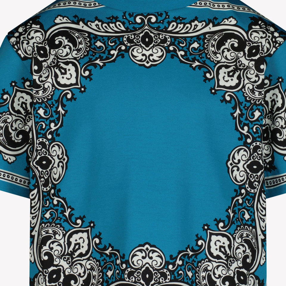 Dolce & Gabbana Kids Boys T-Shirt in Turquoise