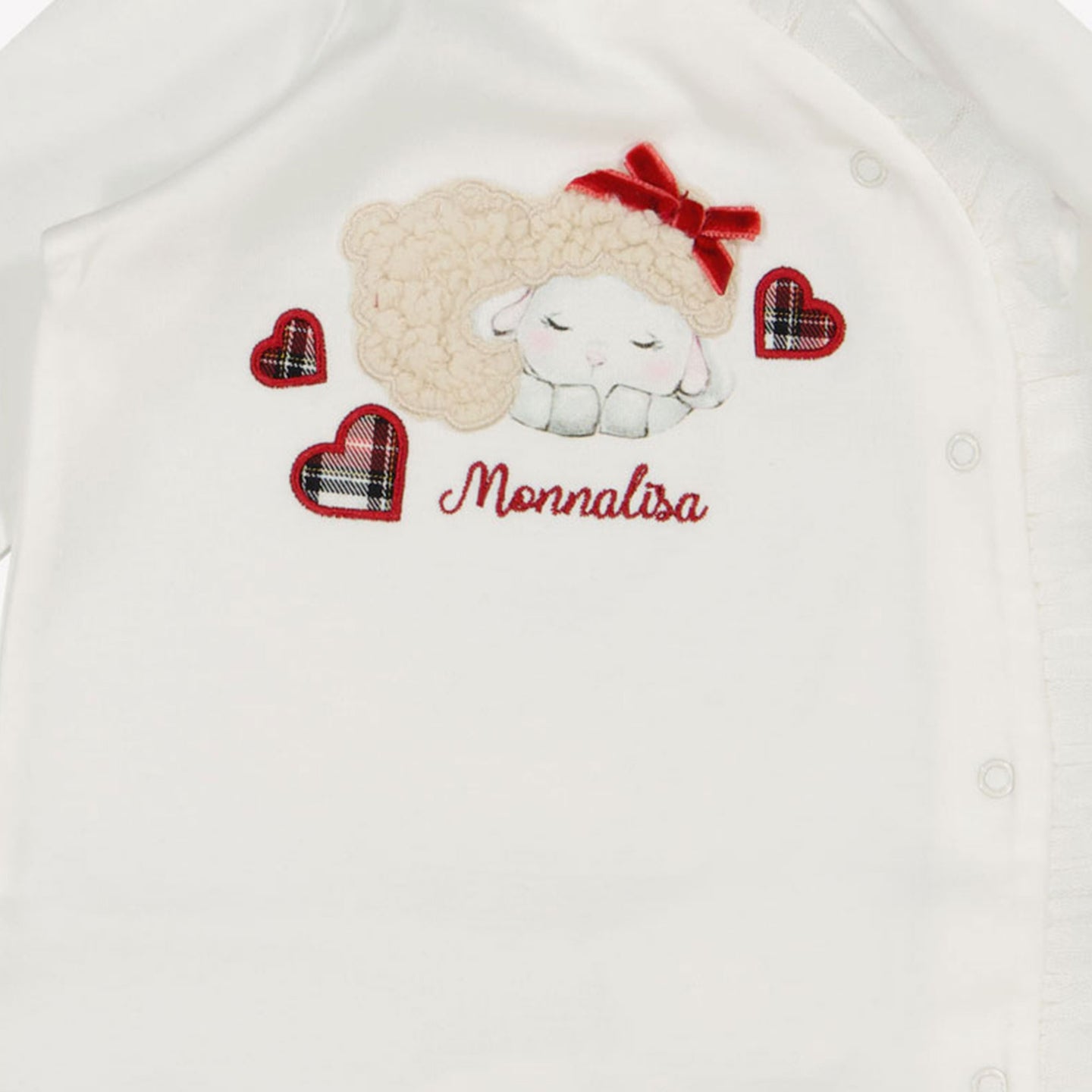 MonnaLisa Baby girls box suit OffWhite