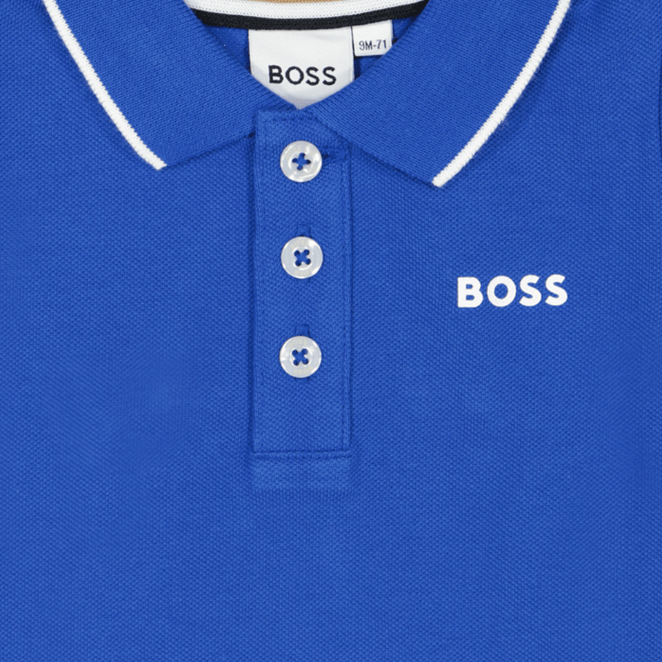 Boss Baby Jongens Polo Cobalt Blauw