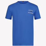 Tommy Hilfiger Kinder Jongens T-shirt Blauw