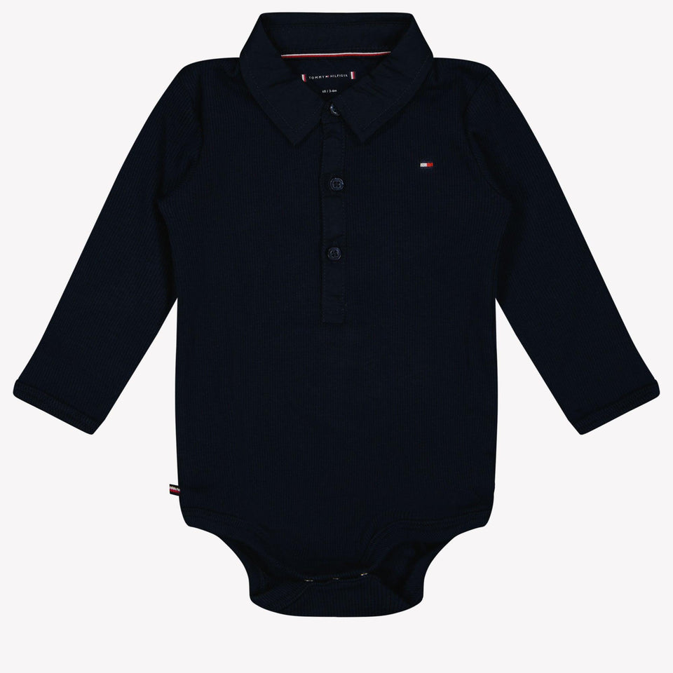 Tommy Hilfiger Baby Unisex Rompertje Navy