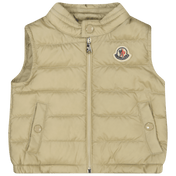 Moncler Baby Unisex Bodywarmer Beige