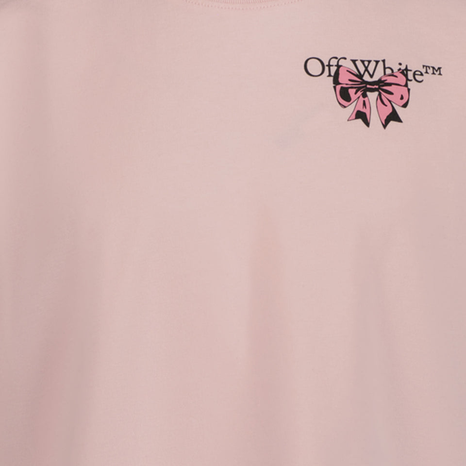 Off-White Meisjes T-shirt Licht Roze